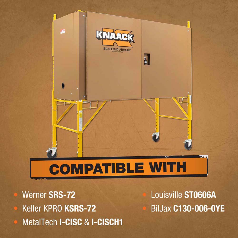 Knaack SA-01 Scaffold Armour Mobile Secured Storage - 9