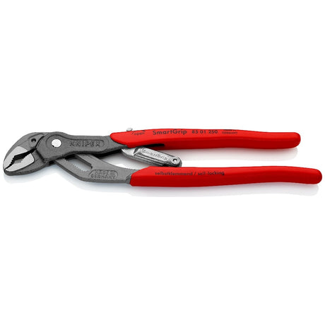 Knipex 85 01 250 Auto Adjusting Water Pump Pliers, SmartGrip with Plastic Handles (1 Piece)