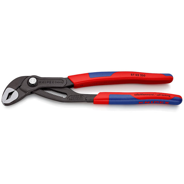 Knipex 87 02 250 Cobra Hightech Water Pump Pliers Slim Multi-Component Grips