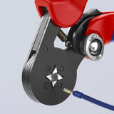 Knipex 97 53 04 7" Self-Adjusting Square Crimping Pliers for Wire Ferrules - 9