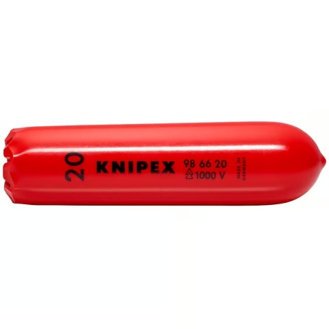 Knipex 98 66 20 20 mm Insulated Self Clamping Slip On Cap for Bare Live Cable Ends