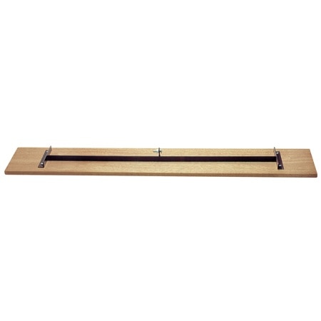 Kraft Tool Co CC983 36 in x 7-1-4" Mahogany Wood Bull Float with H Bracket