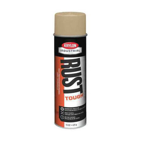 Krylon 0719 12 oz. Rust Preventative Spray Paint, Tan