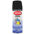 Krylon 1601 OSHA Safety Black Spray Paint 12oz