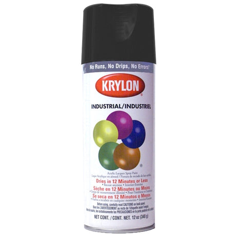 Krylon 1602 Ultra-flat black spray paint 12oz