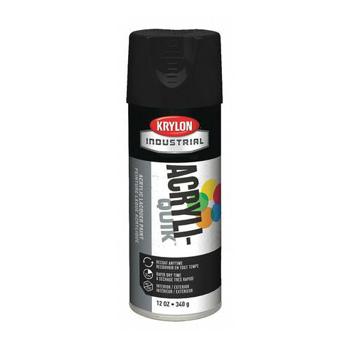 Krylon 1613 Semi flat black spray paint 12oz