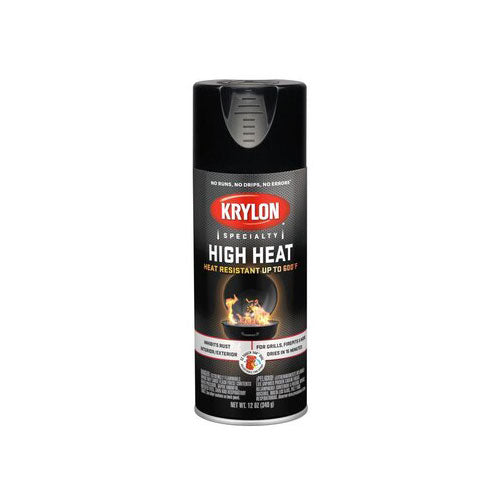 Krylon 1618 High Heat Black BBQ and Stove Spray Paint 12oz.