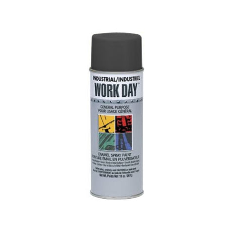 Krylon 4412 Work Day Enamel Paint Flat Black