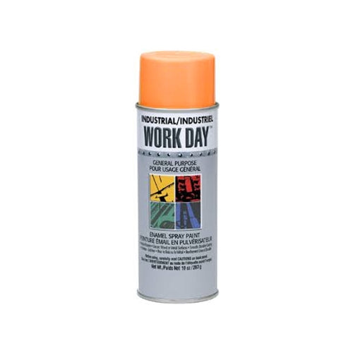 Krylon 4413 Work Day Enamel Paint Orange