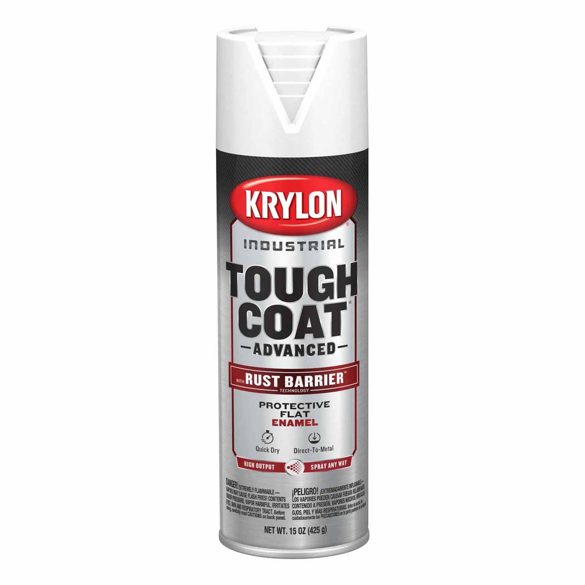 Krylon K00799008 Tough Coat Advanced 7990 Gloss Black (15 oz Aerosol)