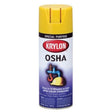 Krylon K01813 OSHA Daisy Yellow High Gloss Spray Paint 12 oz Aerosol Can