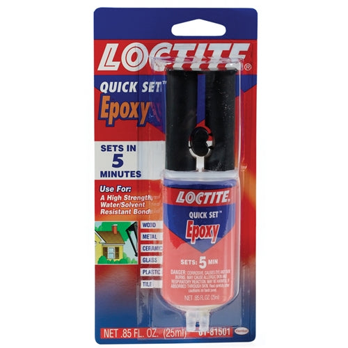 Loctite 81501 0.85 oz Plastic Syringe Epoxy Quick Set