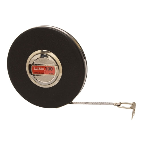 Crescent Lufkin HC256 3/8" x 100' Leader Chrome Clad Tape