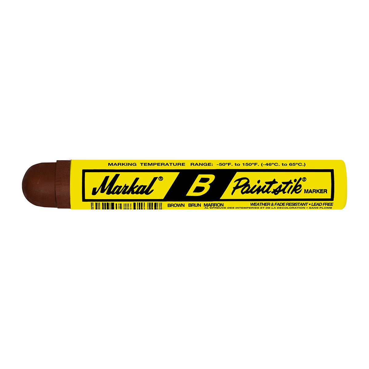 Markal 80229 B Paintstik, 11/16", Brown, 144 Pack