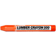 Markal 80324 Lumber Crayon 500 , 0.5", Orange, 144 Pack