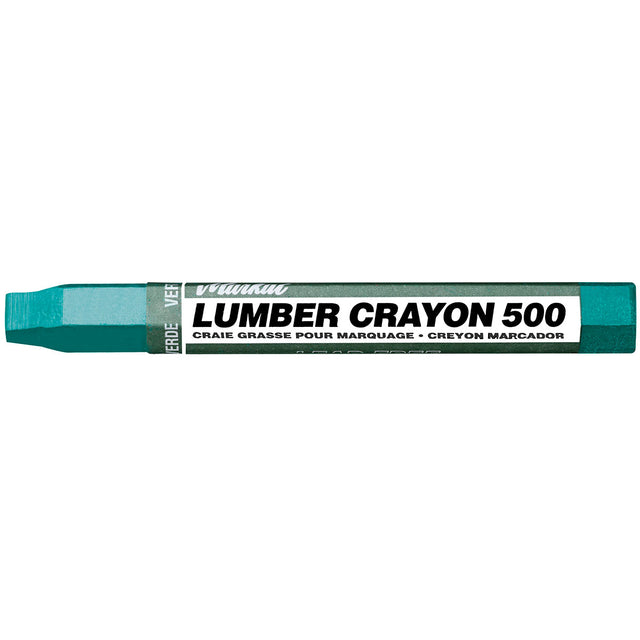 Markal 80326 Lumber Crayon 500 , 0.5", Green, 144 Pack