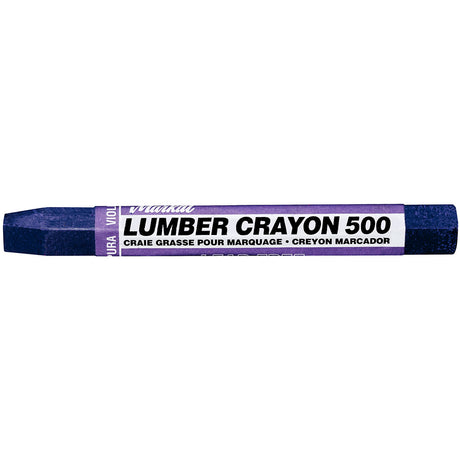 Markal 80328 Lumber Crayon 500 , 0.5", Purple, 144 Pack