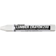 Markal 80350 Lumber Crayon 200 , 0.5", White, 144 Pack