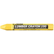 Markal 80351 Lumber Crayon 200 , 0.5", Yellow