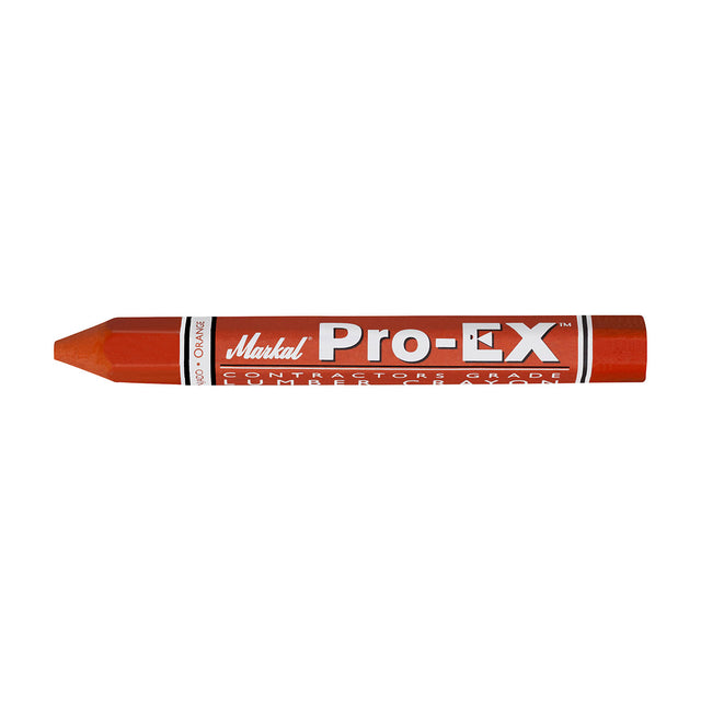 Markal 80384 Lumber Crayon Pro-EX , 0.5", Orange, 144 Pack