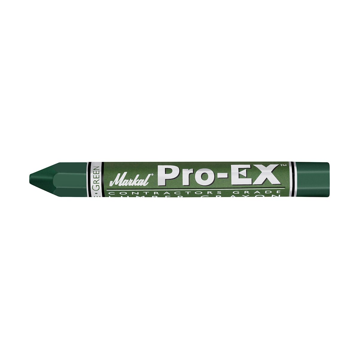 Markal 80386 Lumber Crayon Pro-EX , 0.5", Green