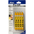 Markal 80601 Lumber Crayon, Extruded, 1/2" x 4-5/8", Yellow, 36 Pack