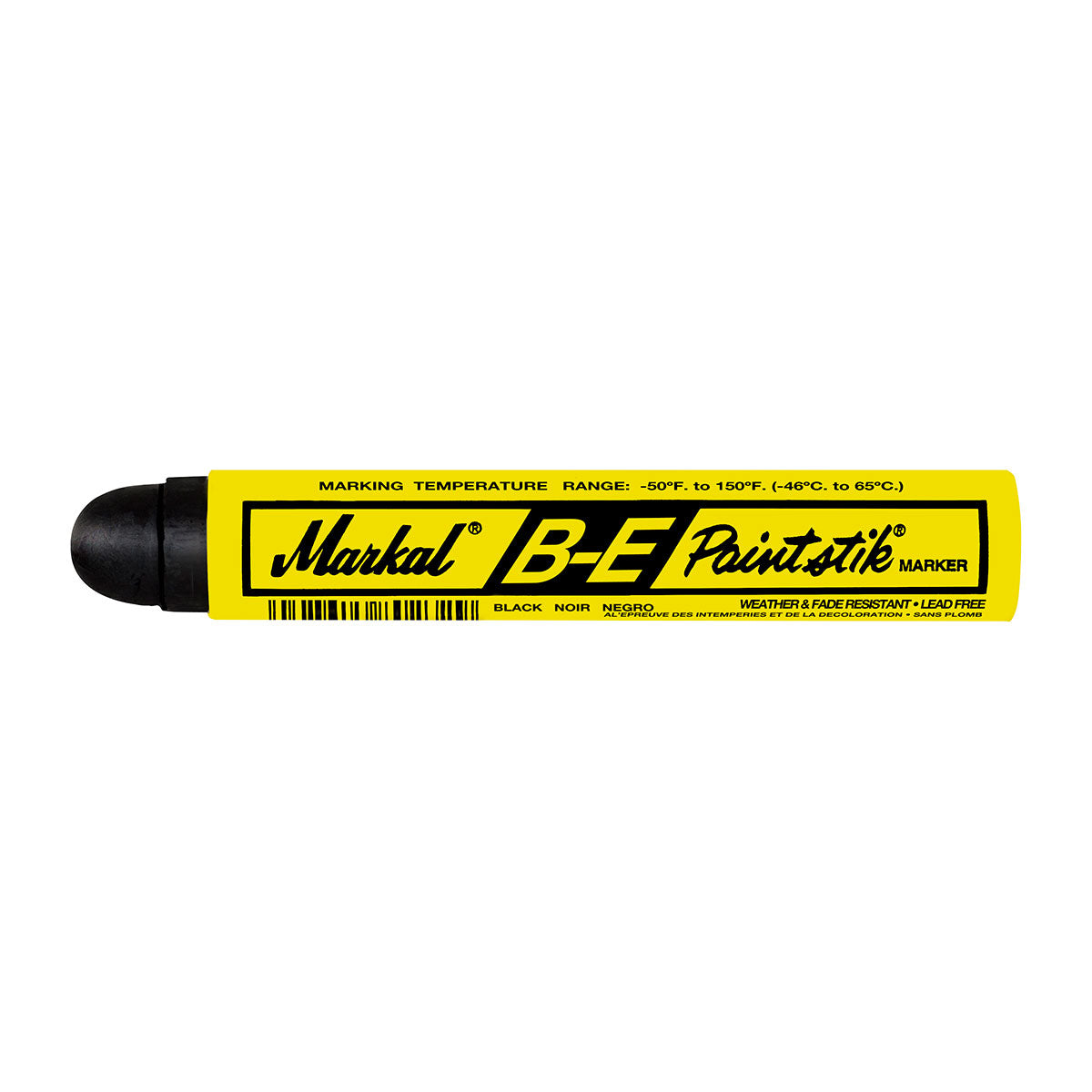 Markal 80623 Rough Surfaces Marker, 11/16" x 4-3/4", Black, 144 Pack