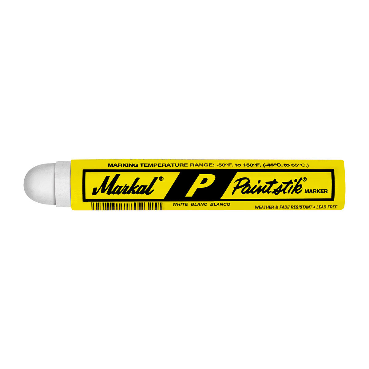 Markal 83420 F Paintstik, 11/16" x 4-3/4", White, 144 Pack