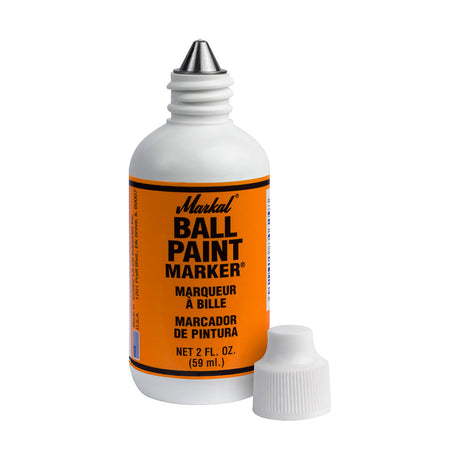 Markal 84624 Ball Paint Marker, Bulk, Orange, 48 Pack