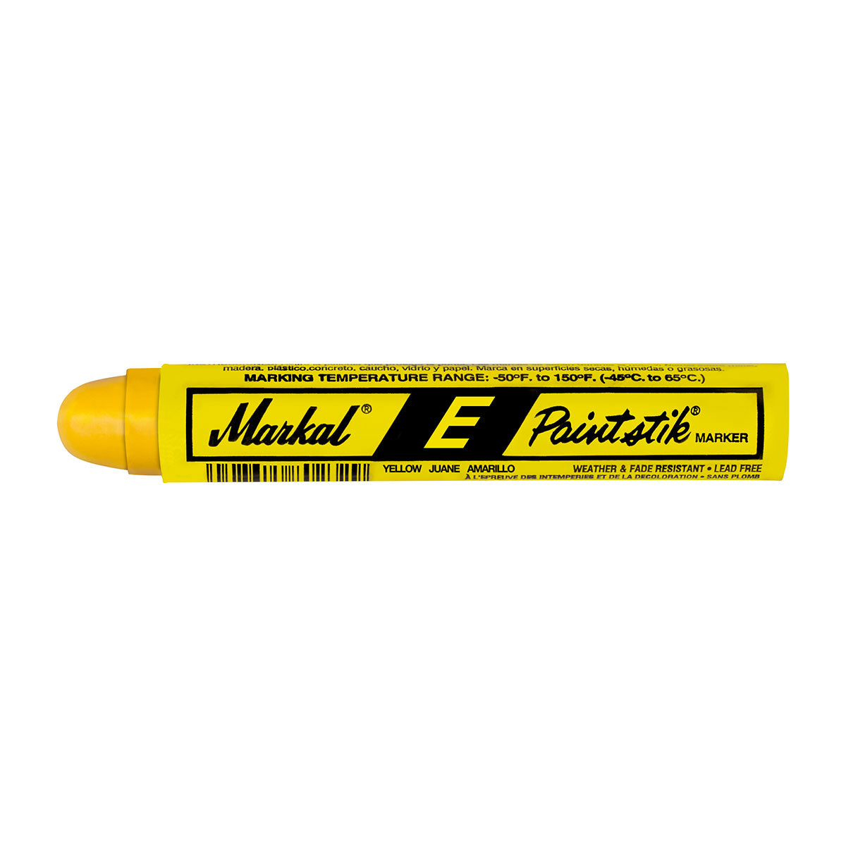 Markal 88621 E Paintstik, 11/16" x 4-3/4", Yellow, 144 Pack