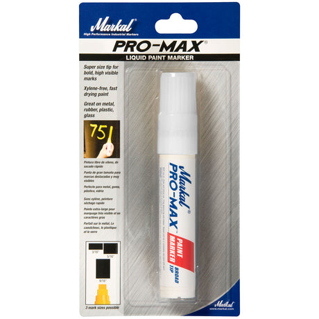 Markal 90910 Pro-Max Paint Marker, White, 12 Pack