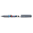 Markal 096027 Dura-Ink #15, Fine Bullet Tip Silver Marker