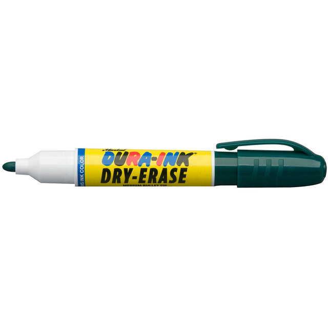 Markal 96573 Dura-Ink Dry Erase, Bullet Tip, Green, 48 Pack