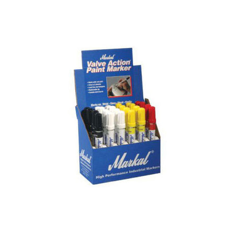 Markal 96819 Valve Action Paint Markers, Box Displays, Assorted