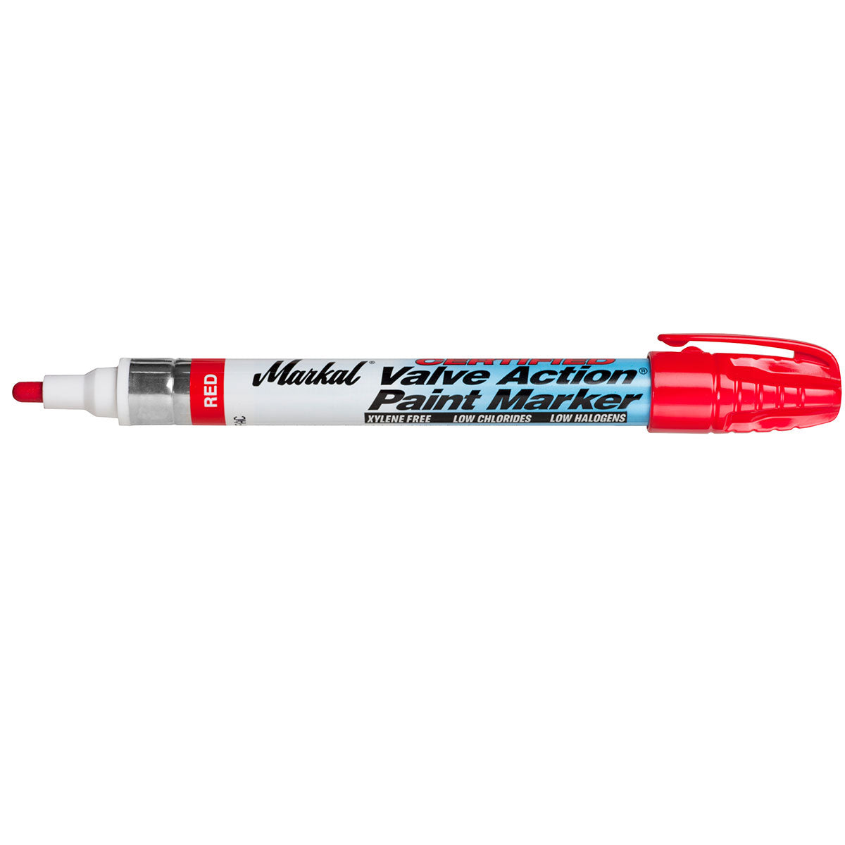 Markal 96882 Nuclear Pre-Certified Marker, Red, Bulk, 48 Pack