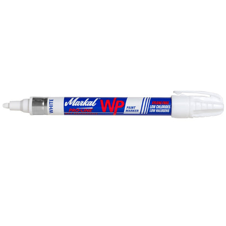 Markal 96930 Pro-Line WP Paint Marker, White, 48 Pack