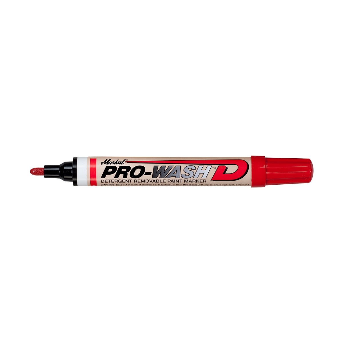 Markal 97012 Pro-Wash D Paint Marker, Red, 48 Pack