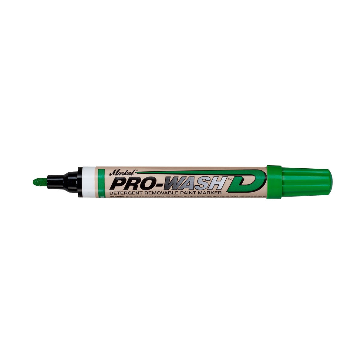 Markal 97016 Pro-Wash D Paint Marker, Green, 48 Pack