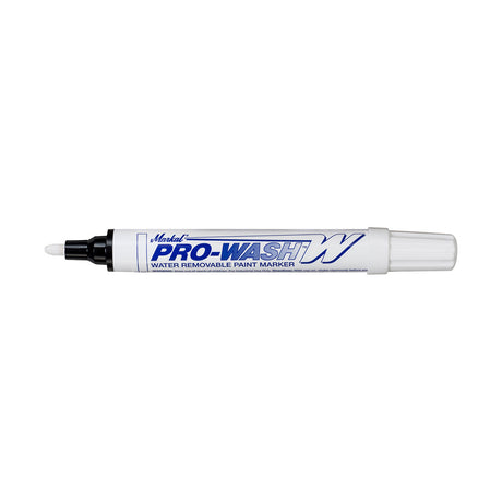 Markal 97030 Pro-Wash W Paint Marker, White, 48 Pack