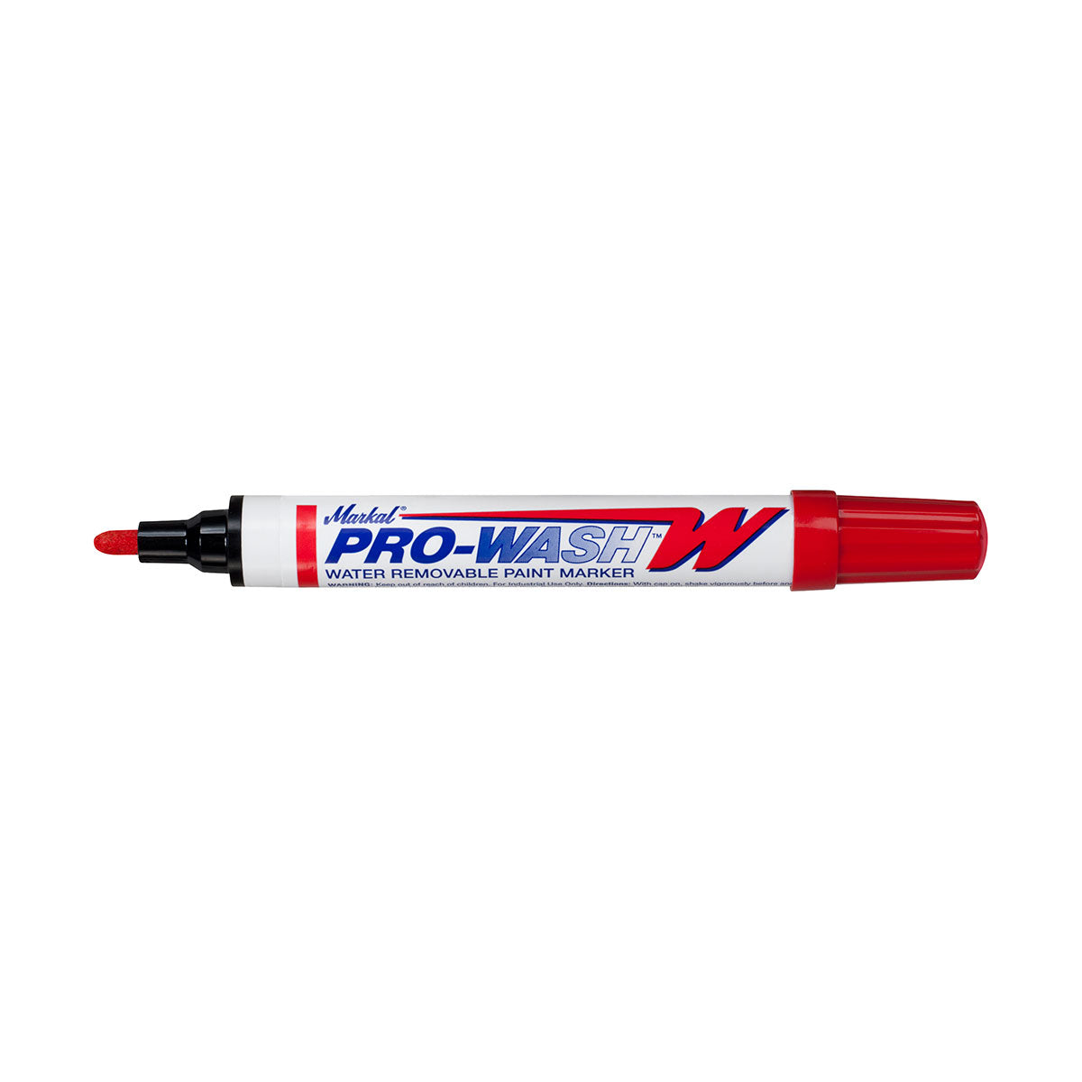 Markal 97032 Pro-Wash W Paint Marker, Red, 48 Pack