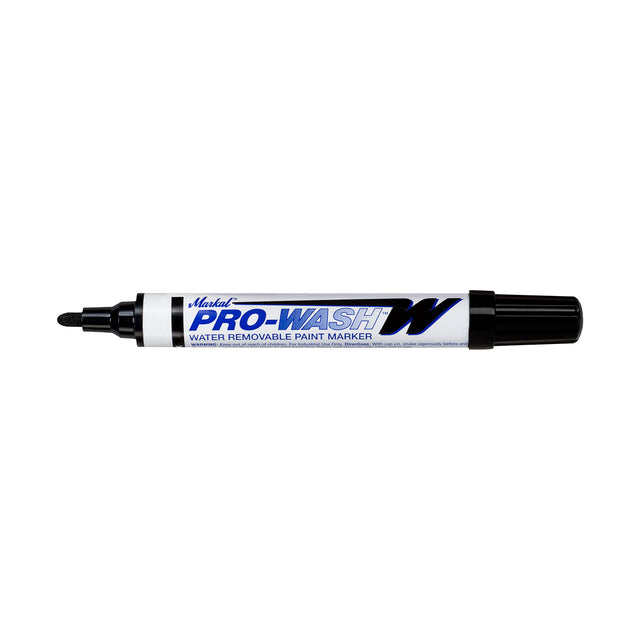 Markal 97033 Pro-Wash W Paint Marker, Black, 48 Pack