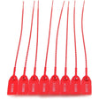 Leadseals SL-06F100 250mm Numbered Plastic Tamper Evident Security Seal Zip Ties for Fire Extinguishers (100 Pack)