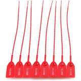 Leadseals SL-06F100 250mm Numbered Plastic Tamper Evident Security Seal Zip Ties for Fire Extinguishers (100 Pack)