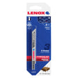 Lenox 1991409 4" 6TPI Wood Jig Saw Blade B406U3, 3/Pk