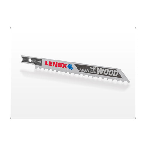 Lenox 1991476 5-1/4" 10TPI Wood Jig Saw Blade B680U2, 2/Pk