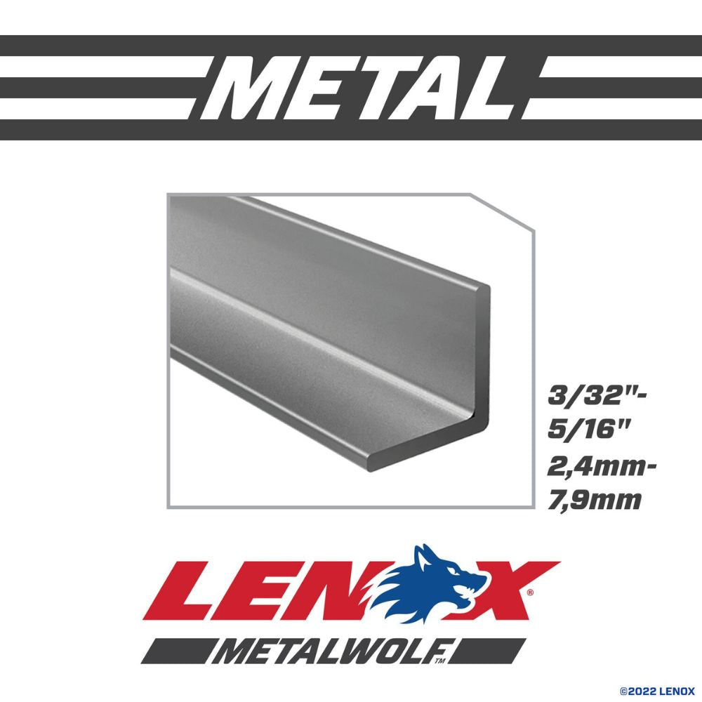 Lenox 20175B6118R METALWOLF 6 in. 18 TPI WAVE EDGE Reciprocating Saw Blade (25 PK) - 2