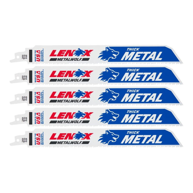 Lenox 201769110R METALWOLF 9 in. 10 TPI WAVE EDGE Reciprocating Saw Blade (5 PK)