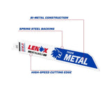 Lenox 20179B9114R METALWOLF 9 in. 14 TPI WAVE EDGE Reciprocating Saw Blade (25 PK) - 4