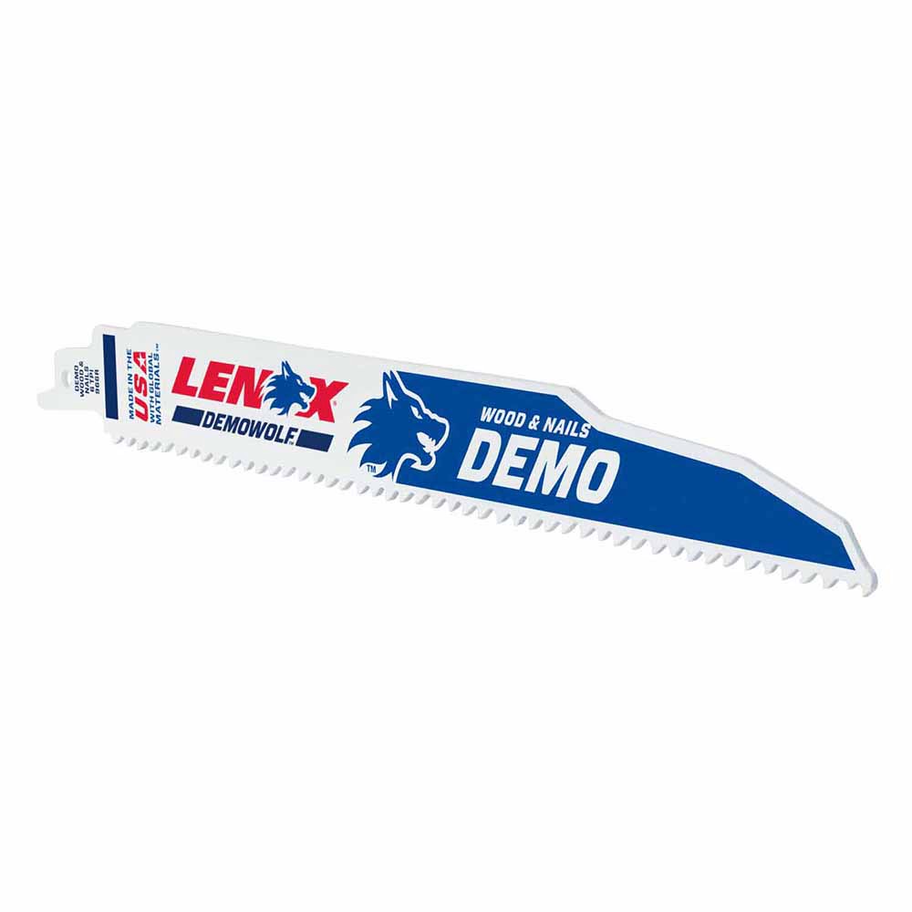 Lenox 20371966R5 9" 6 TPI DEMOWOLF Reciprocating Saw Blade 5PK - 3