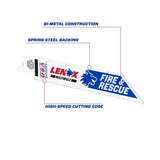 Lenox 20374650R5 MULTIWOLF 6 in. 14 TPI WAVE EDGE Reciprocating Saw Blade (5 PK) - 4